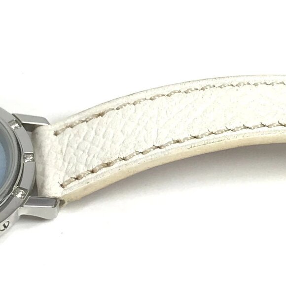 HERMES CL4.230 Clipper Nacre 12P Diamond Women's Wristwatch with leather strap - Picture 10 of 13